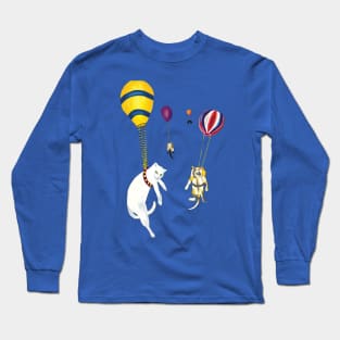 Floating Cats Long Sleeve T-Shirt